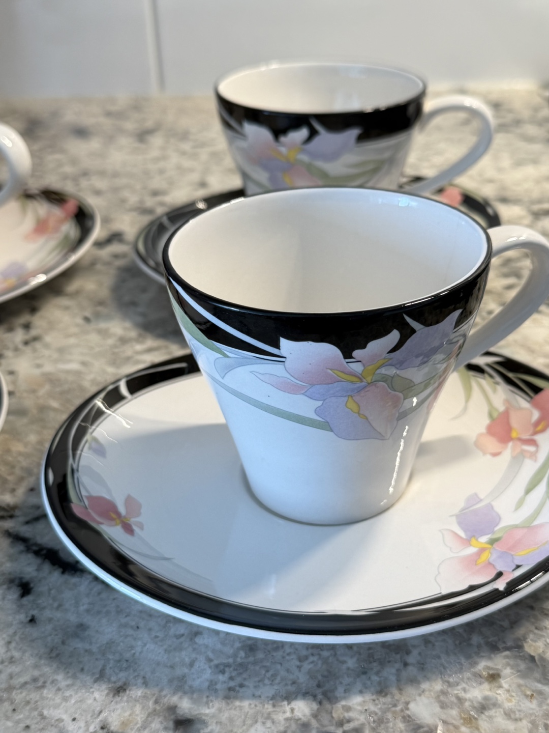 Sango Quadrille Demi-Tasse Cup & Saucer Set - photo 4