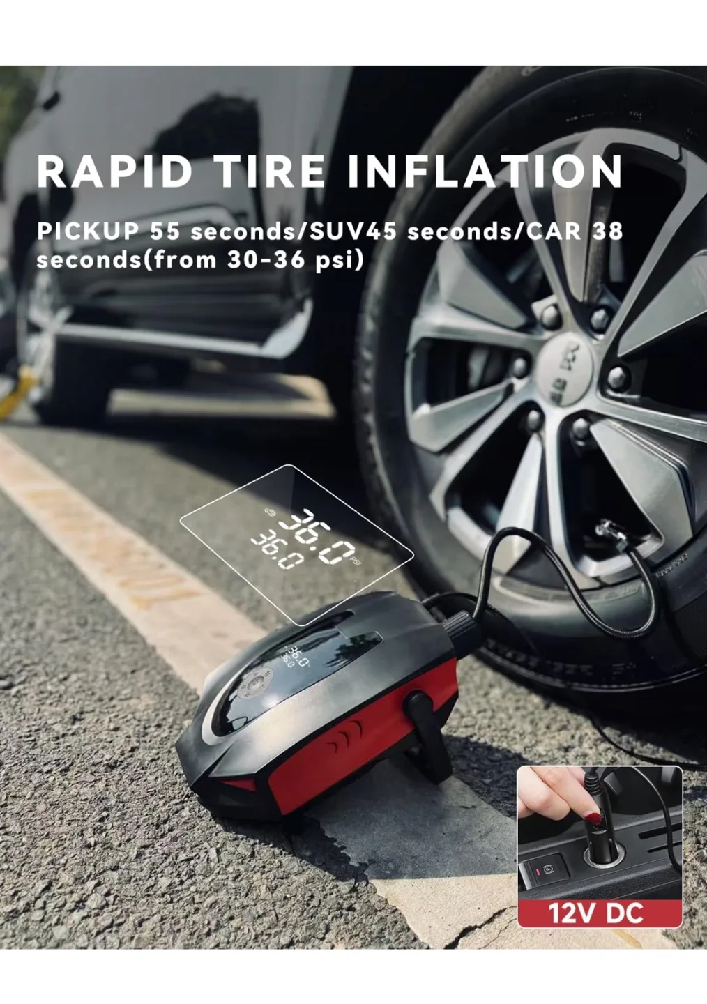 ZFOX 50PSI Paddle Board Pump - Dual Motor SUP Pump image indicator(6)