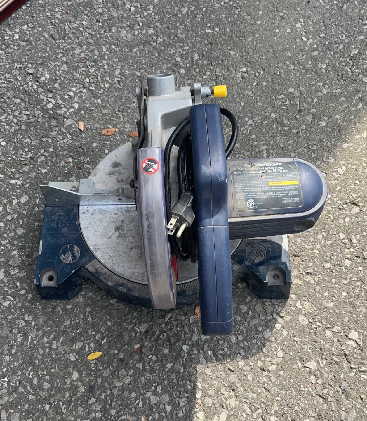 Mastercraft 8 1/4" Compound Mitre Saw image indicator(3)