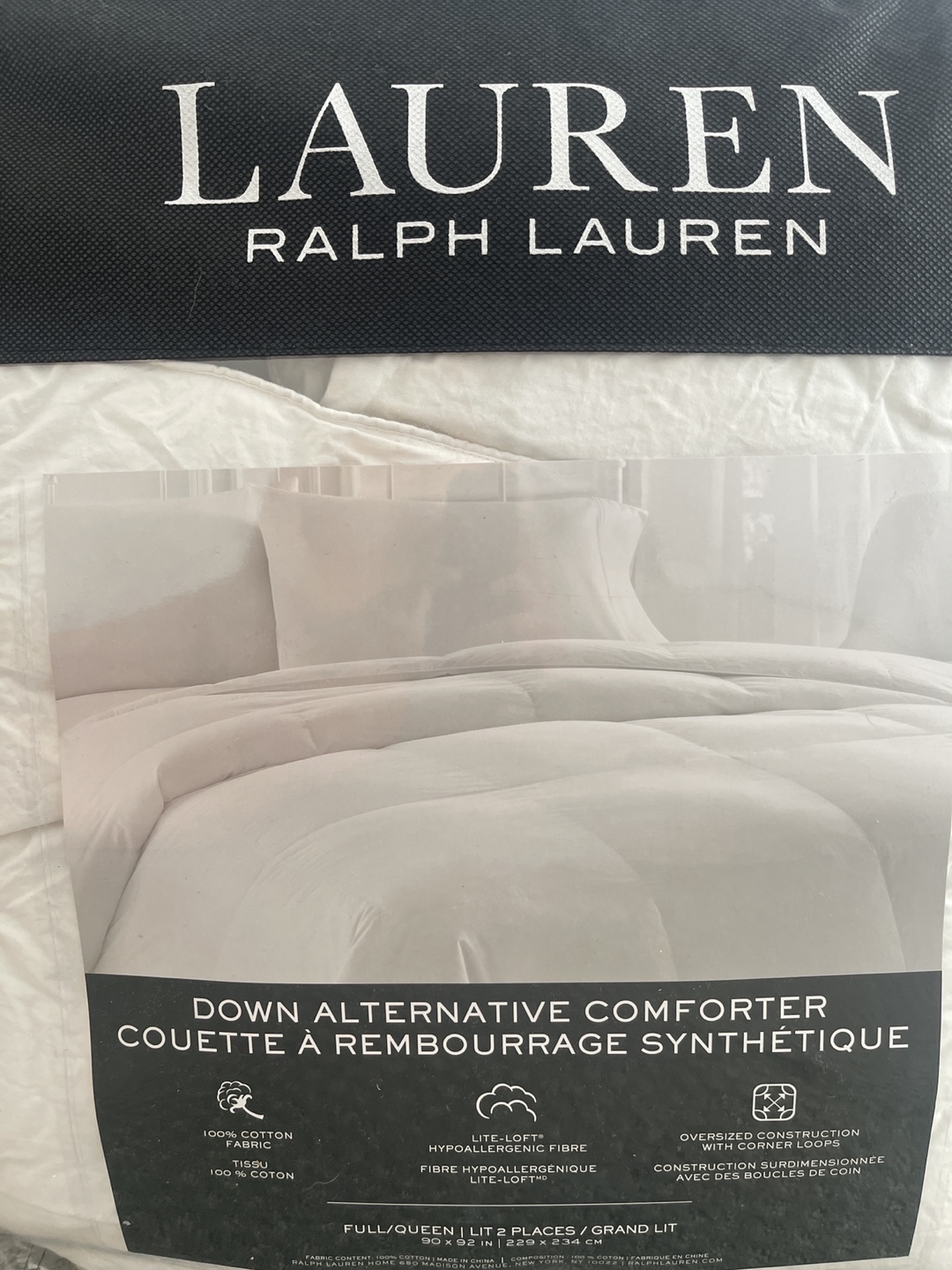 Ralph Lauren Down Alternative Comforter (Full/Queen)