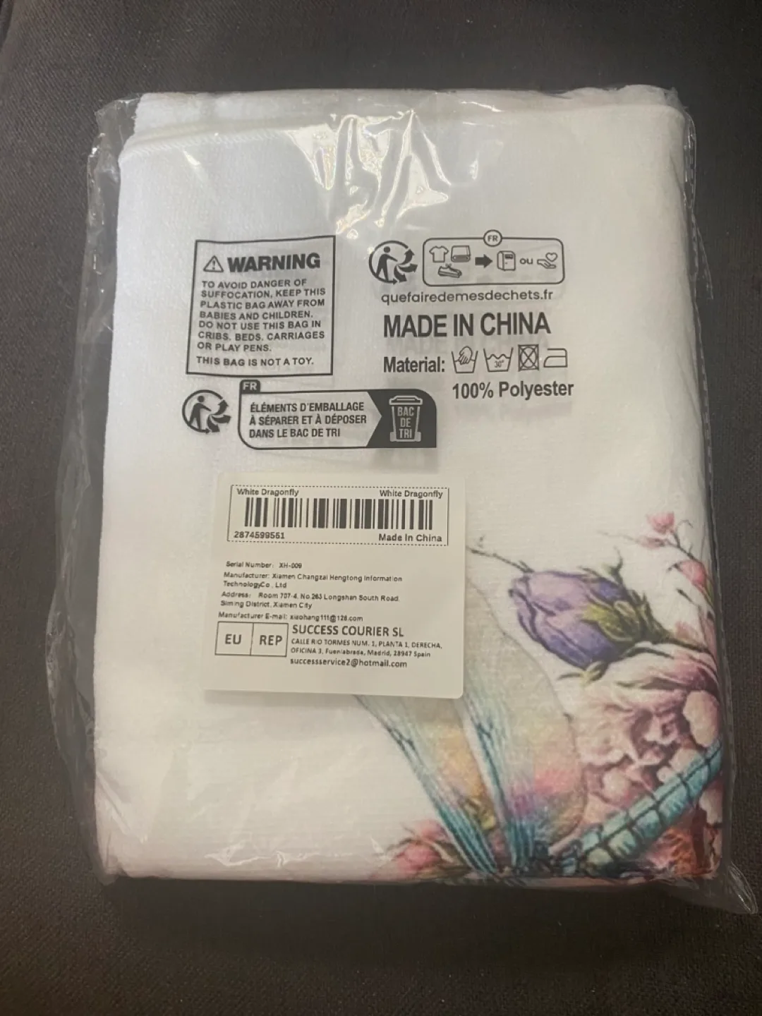 New - White Dragonfly Towels 🥕 image indicator(2)