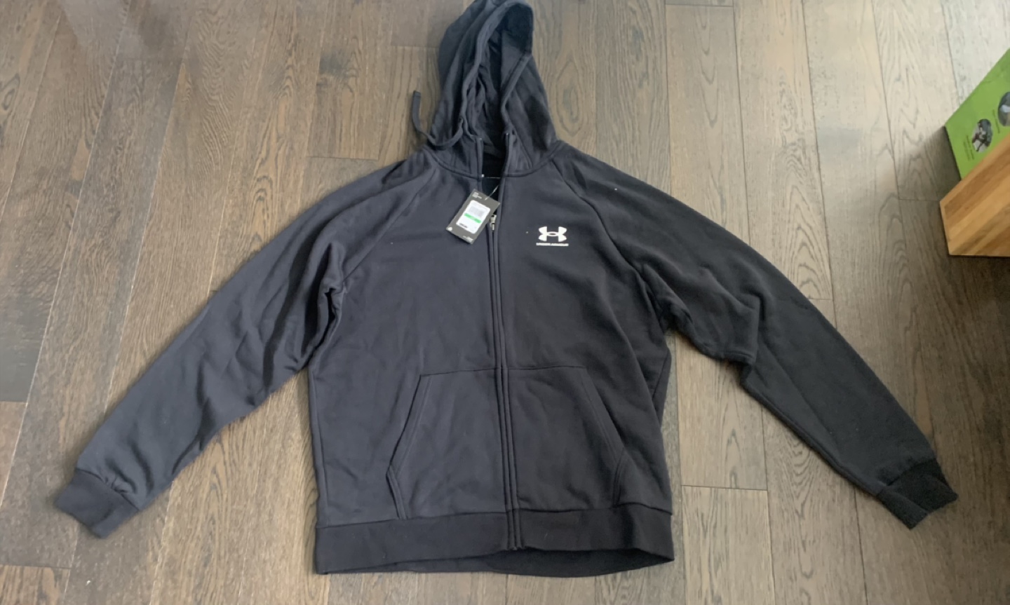 Under Armour Full Zip Hoodie (new) - Size YL