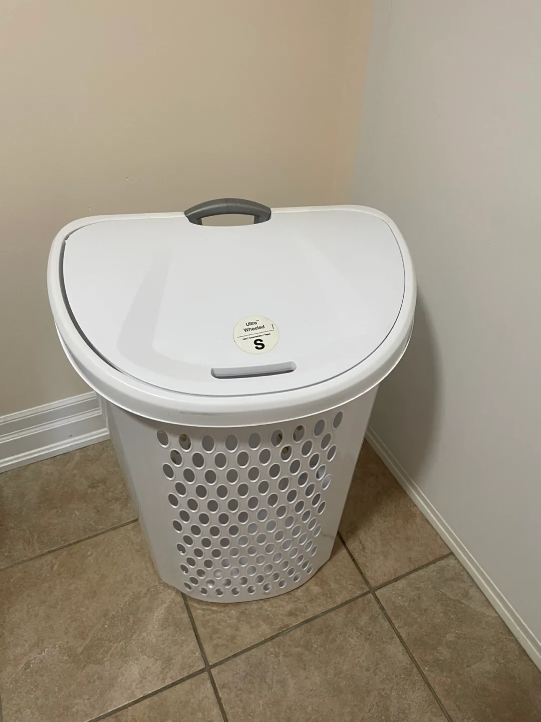 Sterilite Ultra Wheeled Hamper - White thumbnail