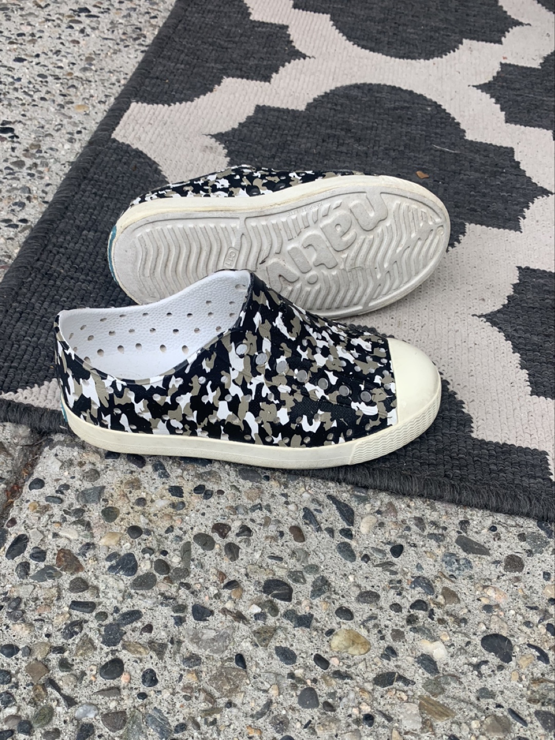Native Kids Jefferson Camo Shoes - size C11