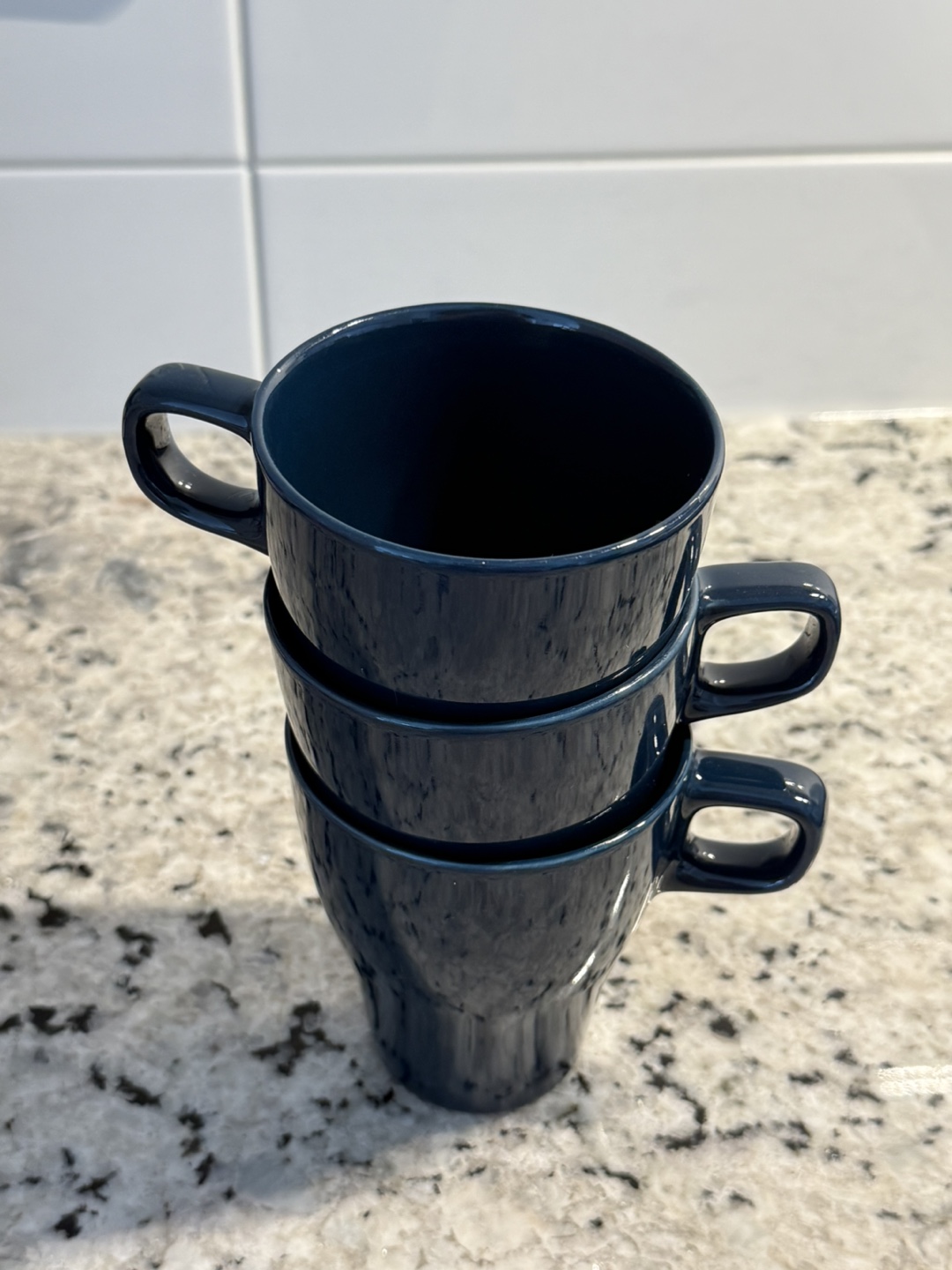 MOVING SALE - IKEA Blue Mugs (Set of 3)
