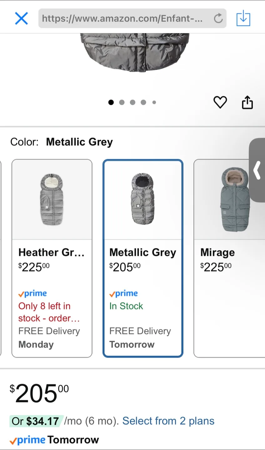 7 A.M. Enfant Blanket 212 Evolution Stroller Footmuff image indicator(4)