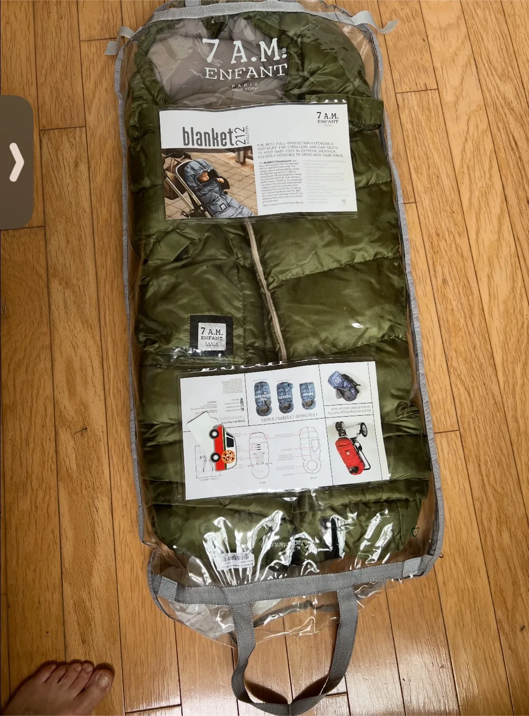 7 A.M. Enfant Blanket 212 Evolution Stroller Footmuff image indicator(10)