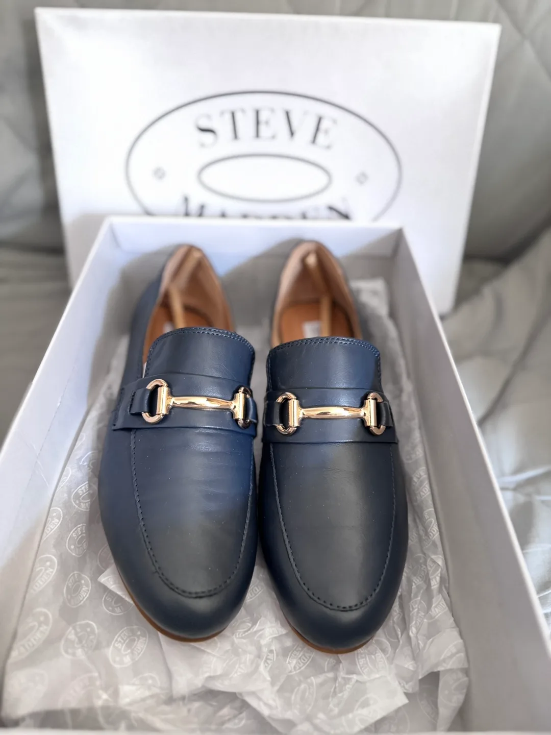 Steve Madden Blue Loafers - Size 6.5 US thumbnail