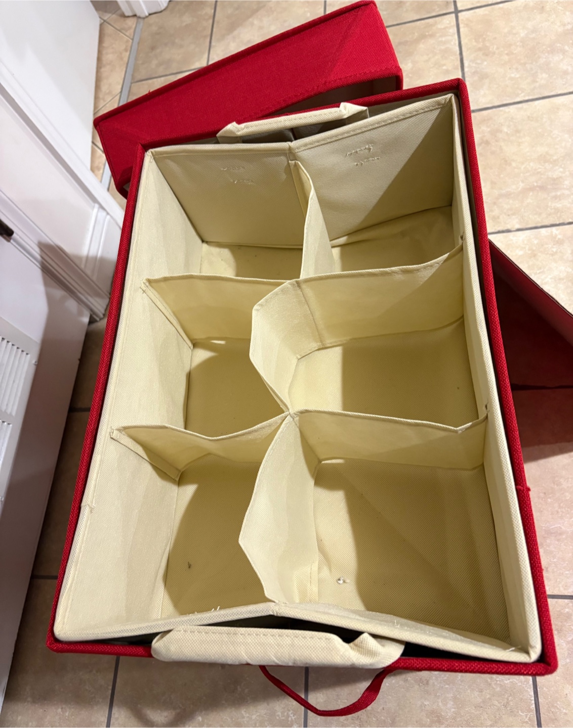 🥕Red Storage Box with Lid - photo 3
