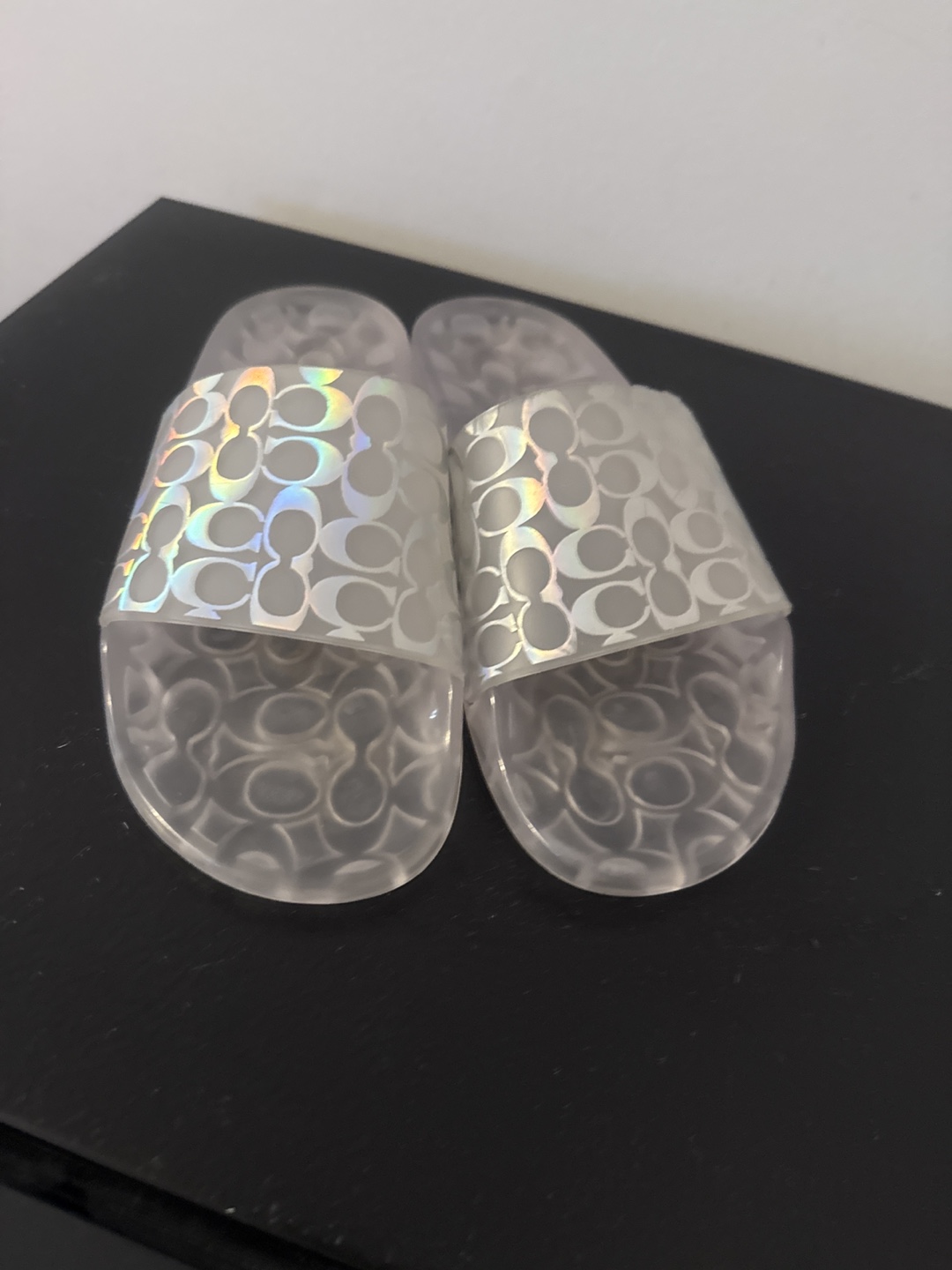 Coach Jelly Pool Slides - Size 9