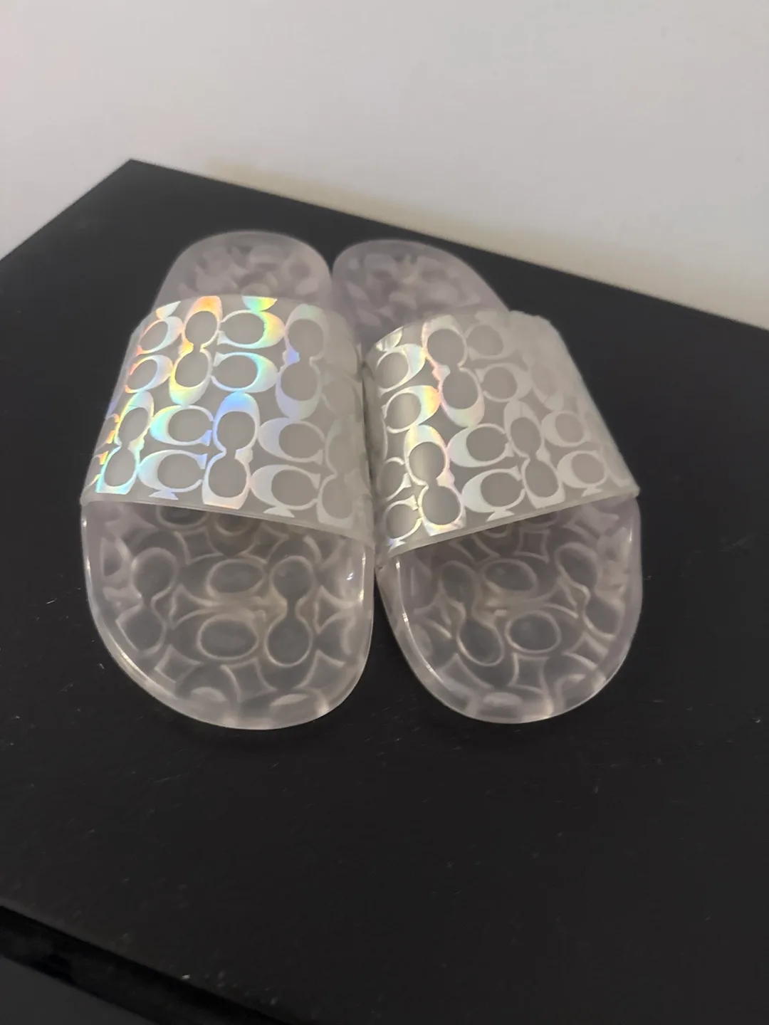 Coach Jelly Pool Slides - Size 9