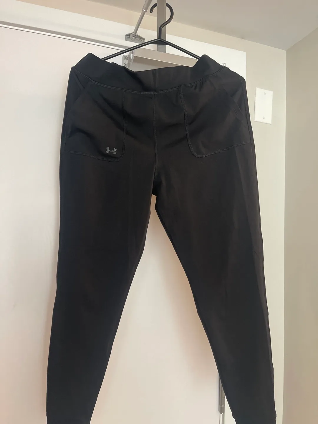 Under Armour YLG/JG/G Black Fitted Pants thumbnail