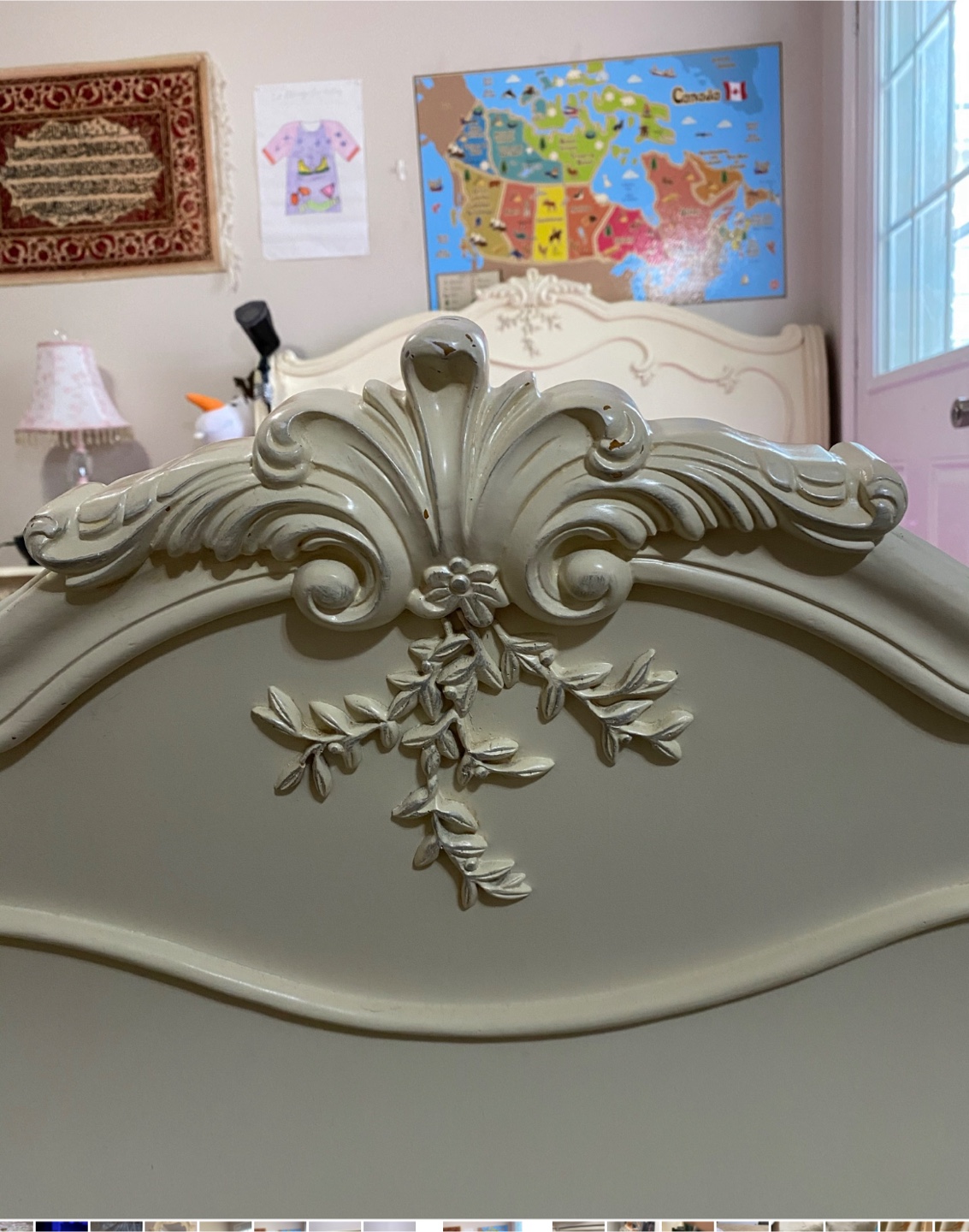 Antique White Bedroom Set - photo 2