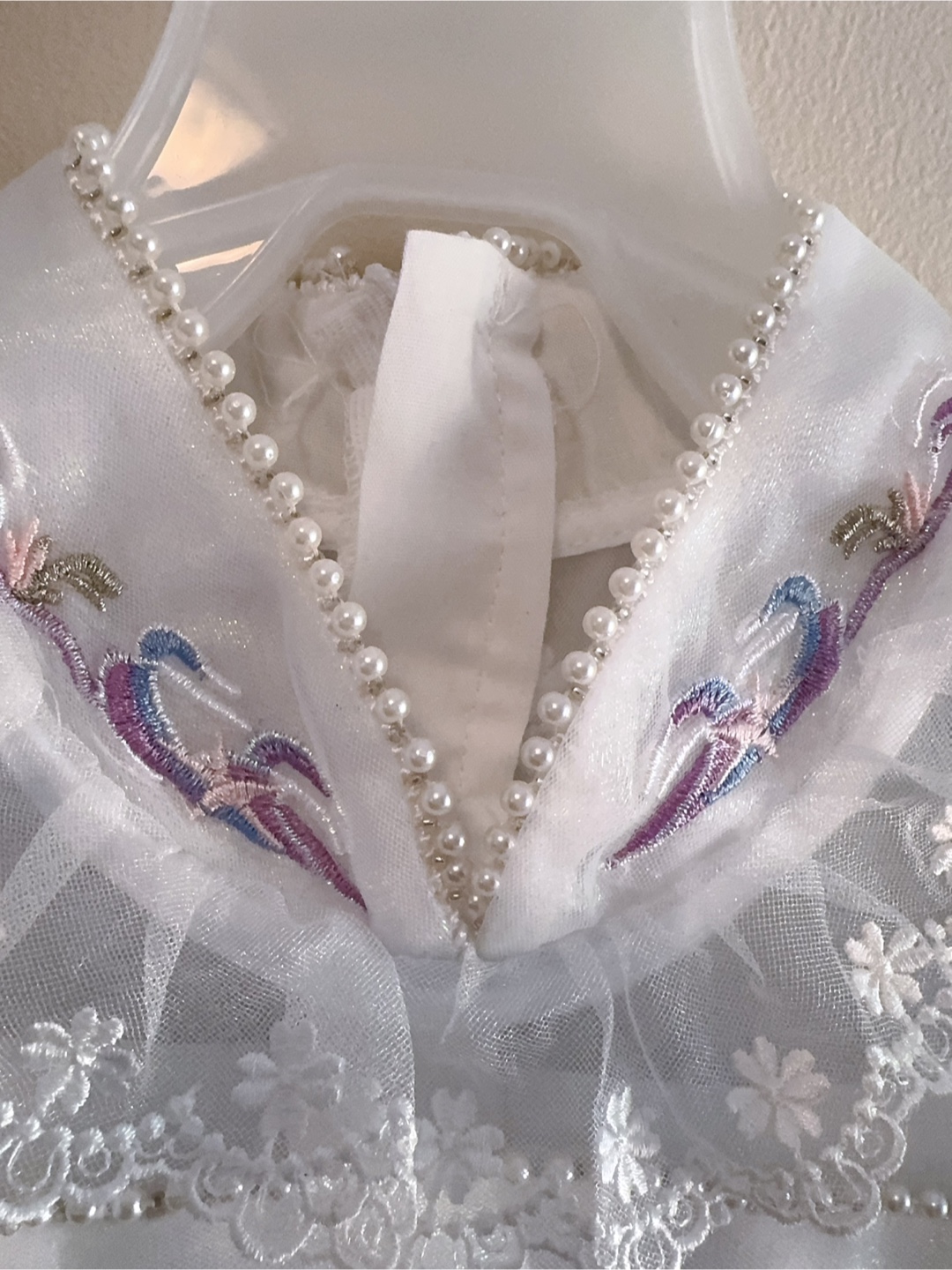 Girl's Party Dress with Shell Details Size 5-6T - photo 2