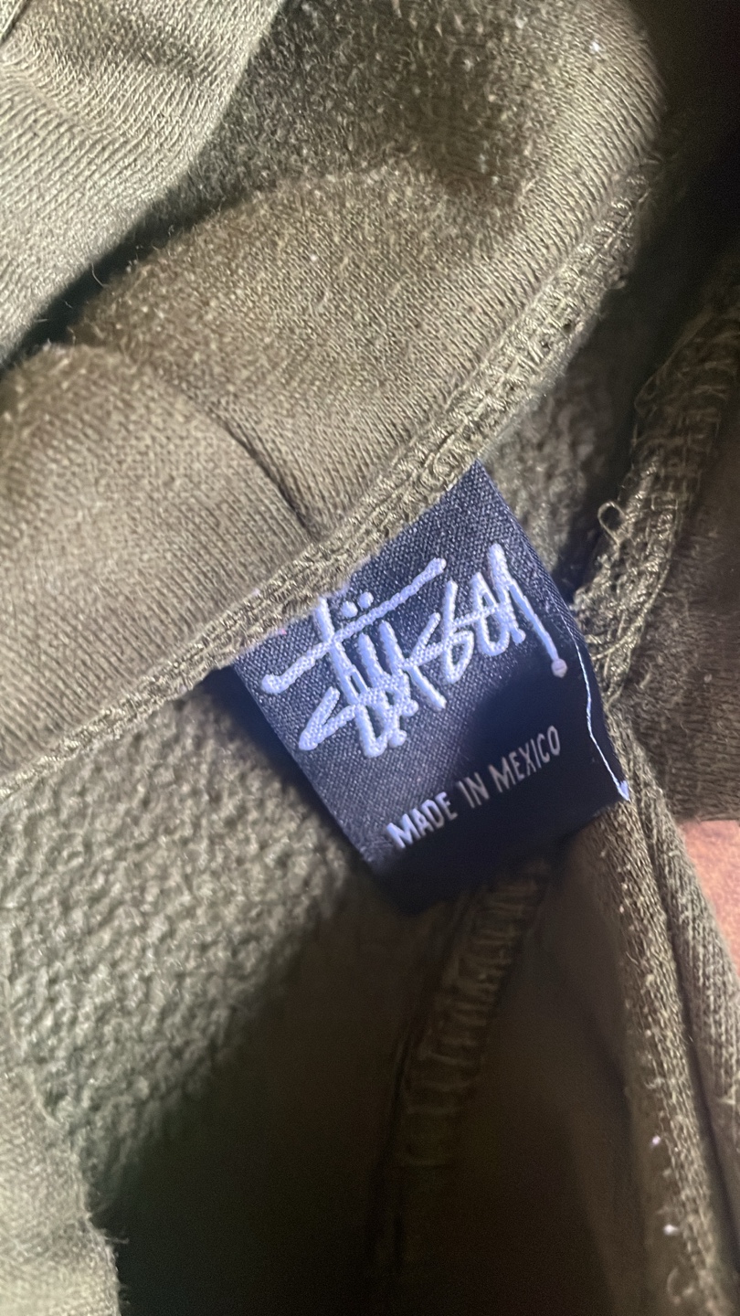 Green stussy hoodie - photo 4