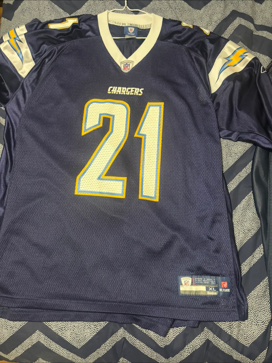 NFL Chargers Tomlinson #21 Jersey - XL thumbnail
