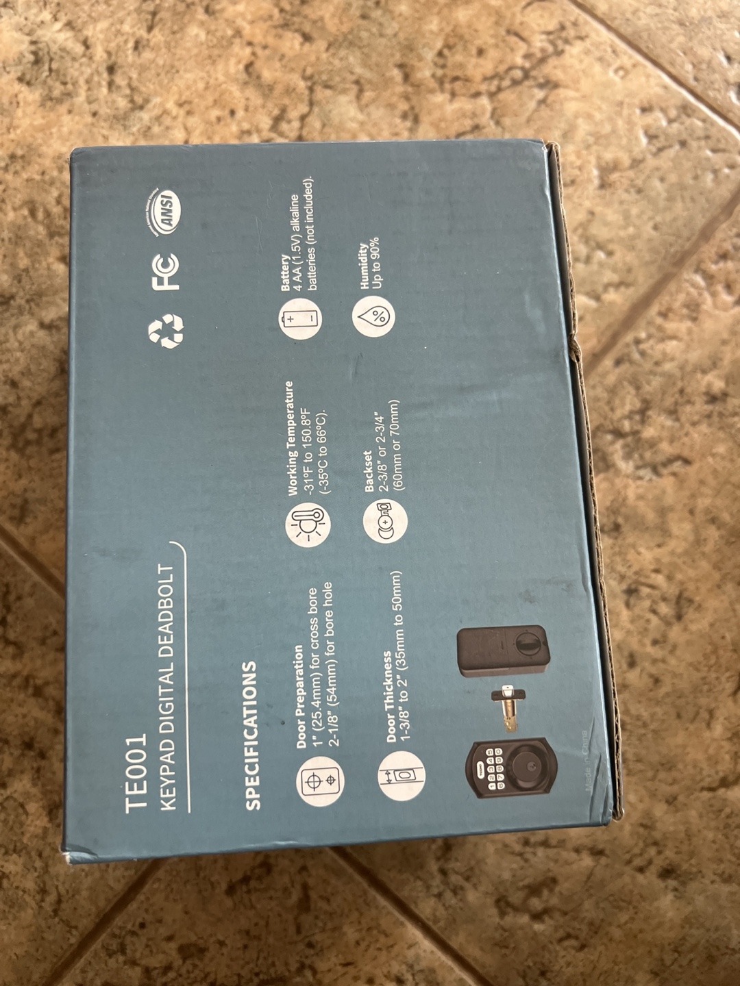 TECHKO Keypad Digital Deadbolt TE001