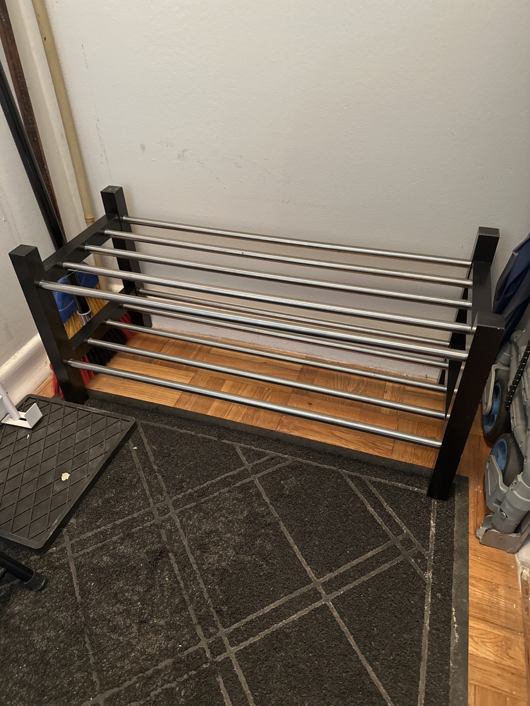 IKEA TJUSIG Shoe Rack - $15 (FIRM) - Black