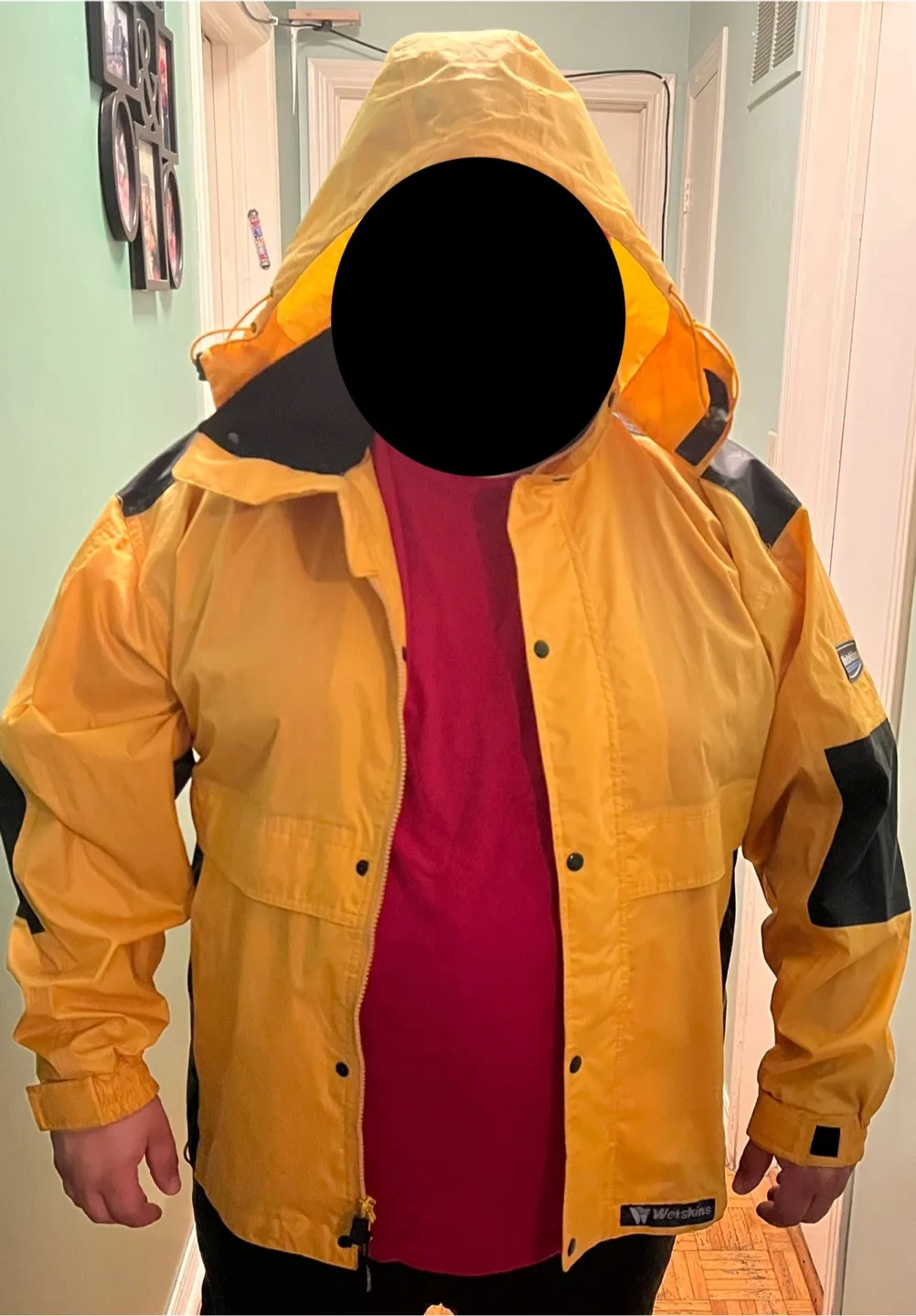 Wetskins XXL Yellow & Black Rain Jacket image indicator(2)