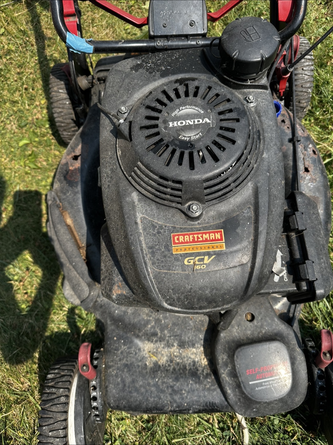 Craftsman lawnmower for fix it job or parts