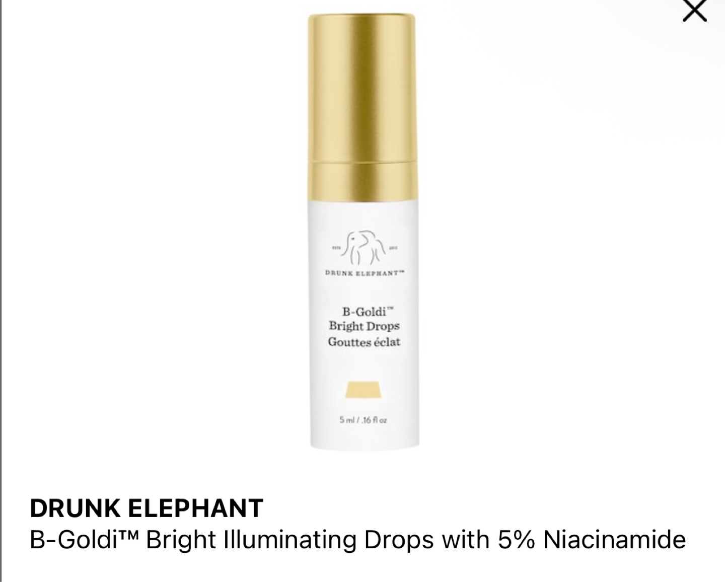 Drunk Elephant B-Goldi Bright Drops 5ml