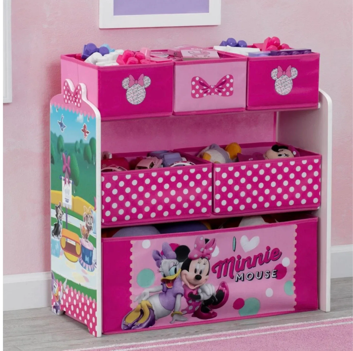 Minnie Mouse 6-Bin Toy Storage Organizer thumbnail