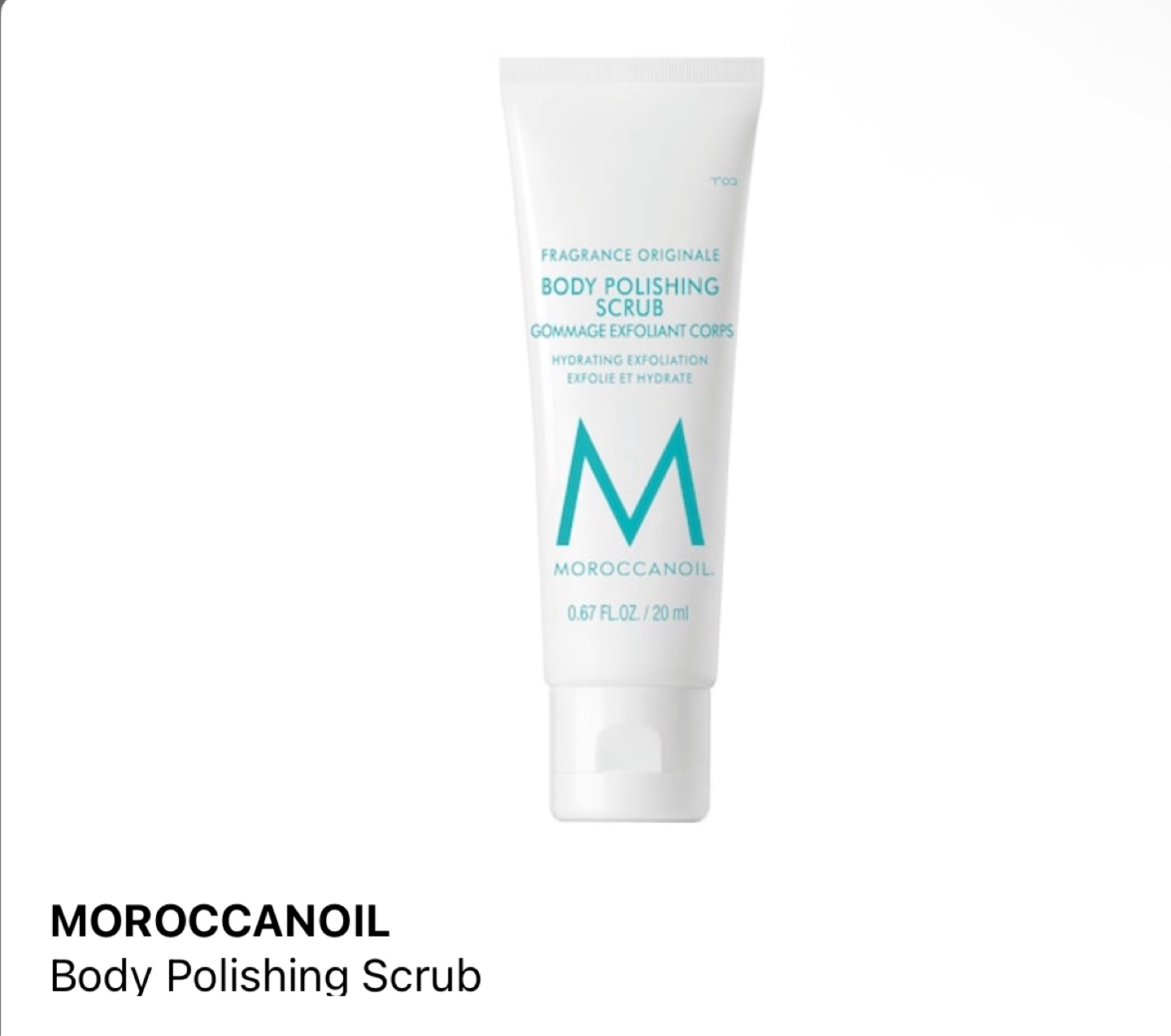 Moroccanoil Body Polishing Scrub (20ml)