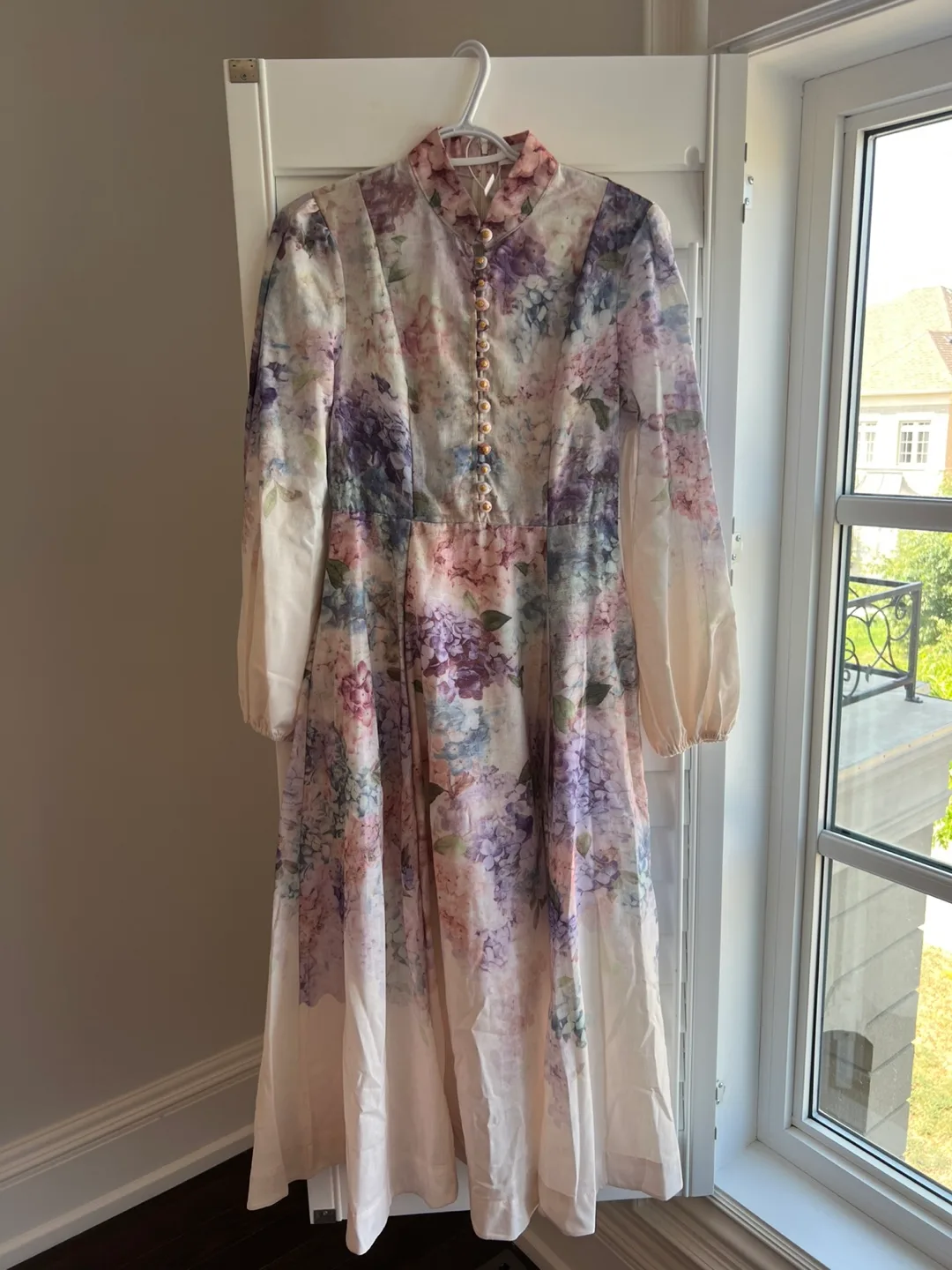 Lavender Midi Dress, Size small image indicator(2)