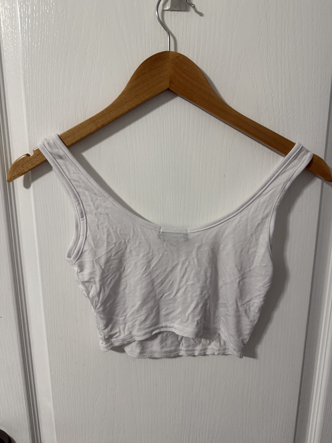BNWT PrettyLittleThing White Crop Tank Top - photo 2