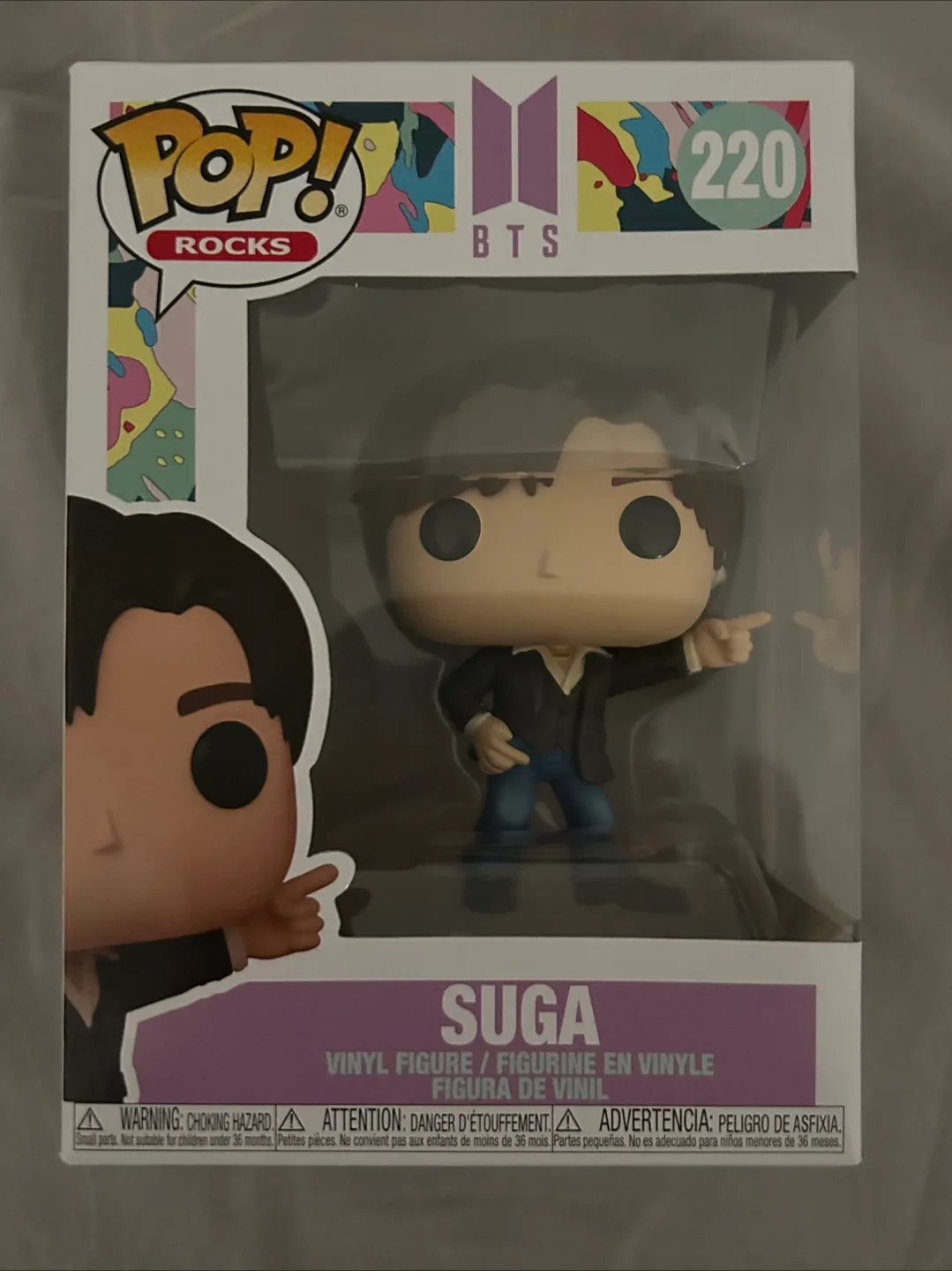 Funko Pop! Rocks BTS SUGA Vinyl Figure #220
