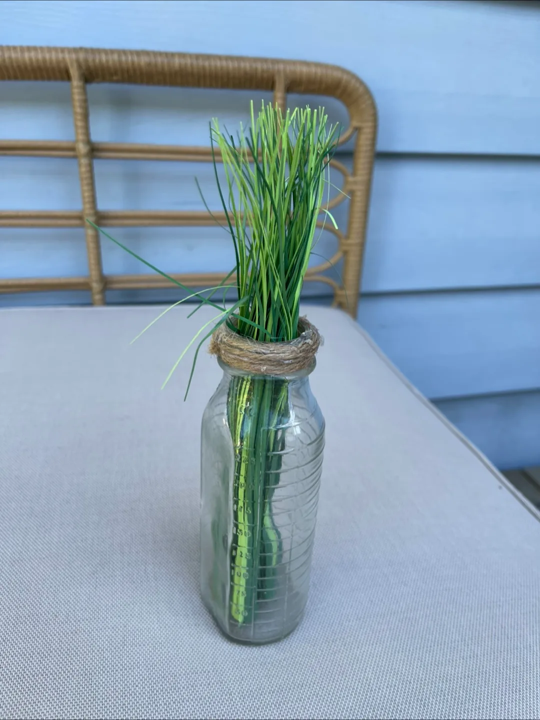 Artificial Grass in Glass Jar thumbnail