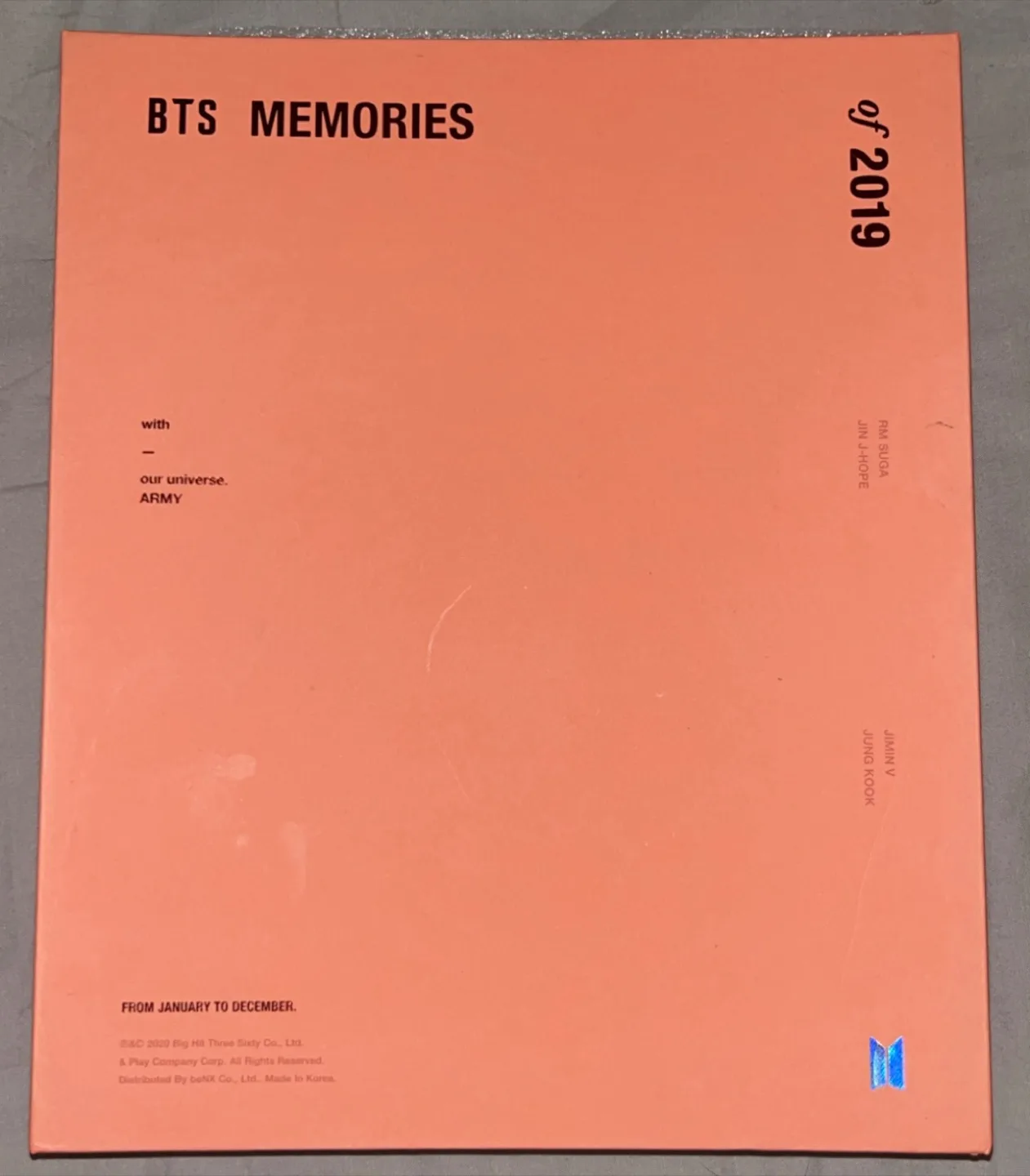 BTS Memories of 2019