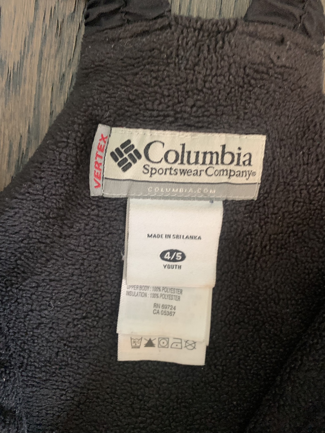 Columbia Youth Snow Pants 4/5 Black - photo 2