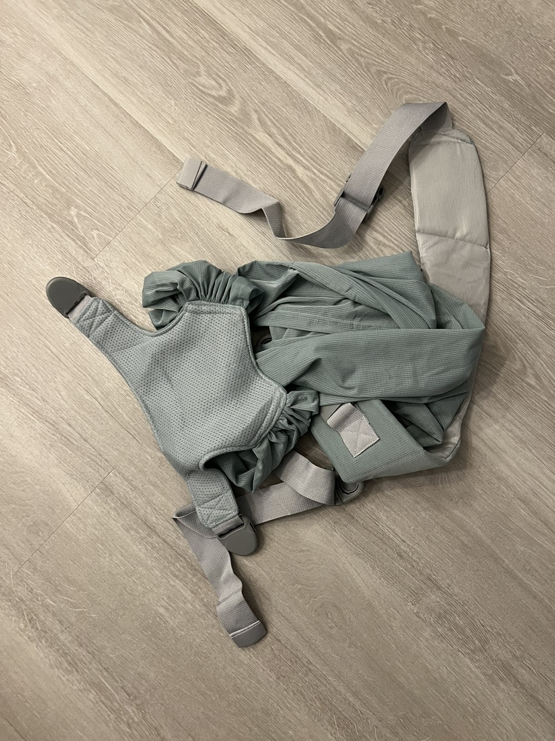 Baby Wrap Carrier - Light Green - photo 3