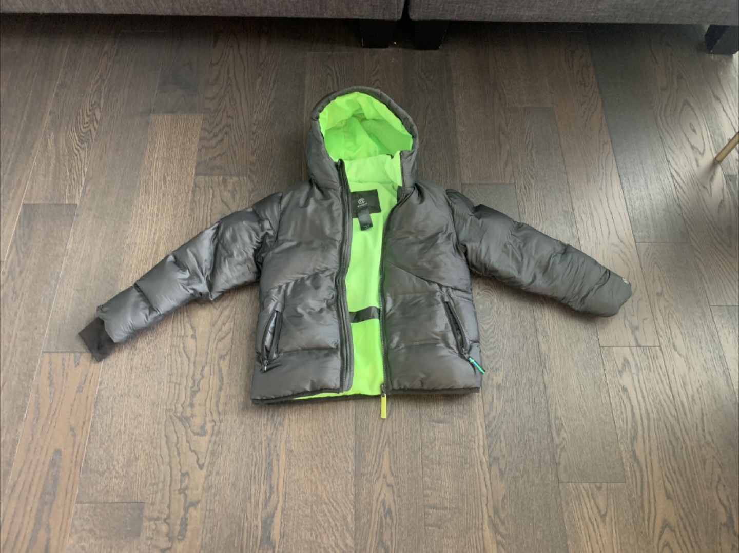 Champion Puffer Jacket - Size S (6-7)