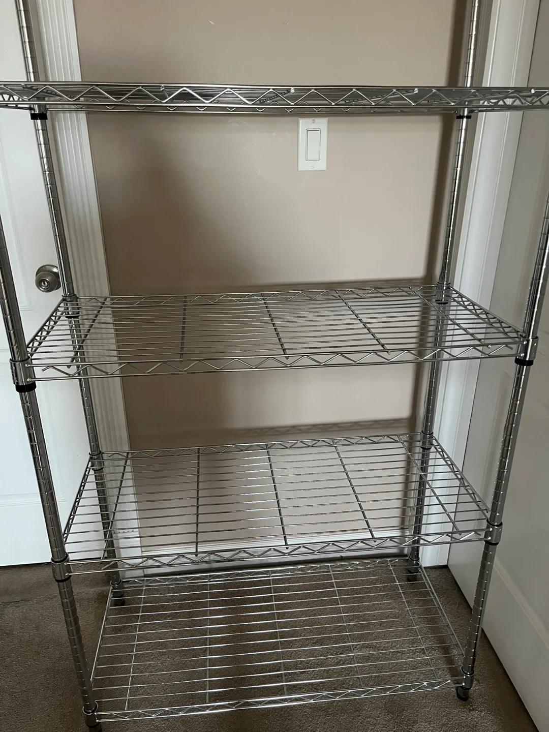 Metal Wire Shelving Unit image indicator(4)