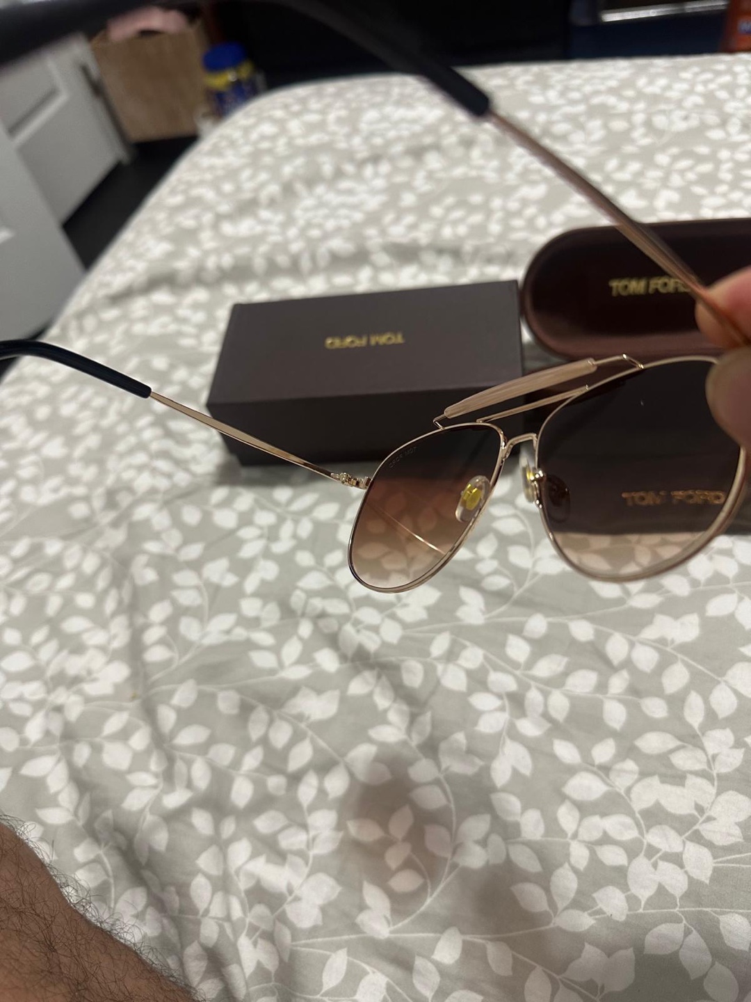 Tom Ford Aviator Sunglasses with Case - photo 5