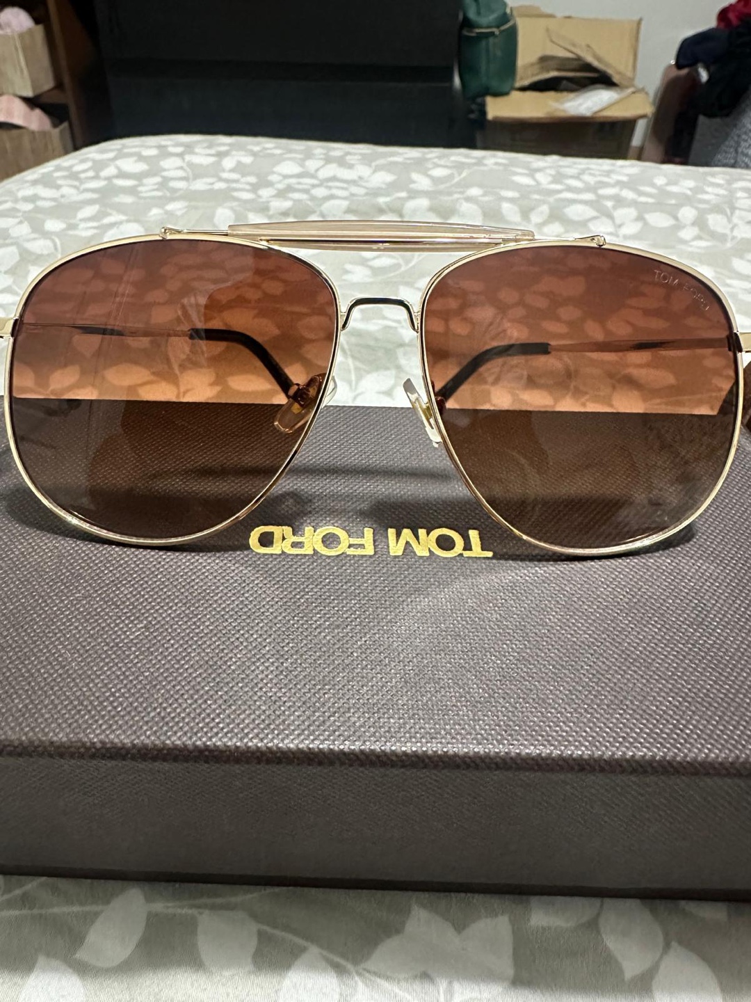 Tom Ford Aviator Sunglasses with Case - photo 2