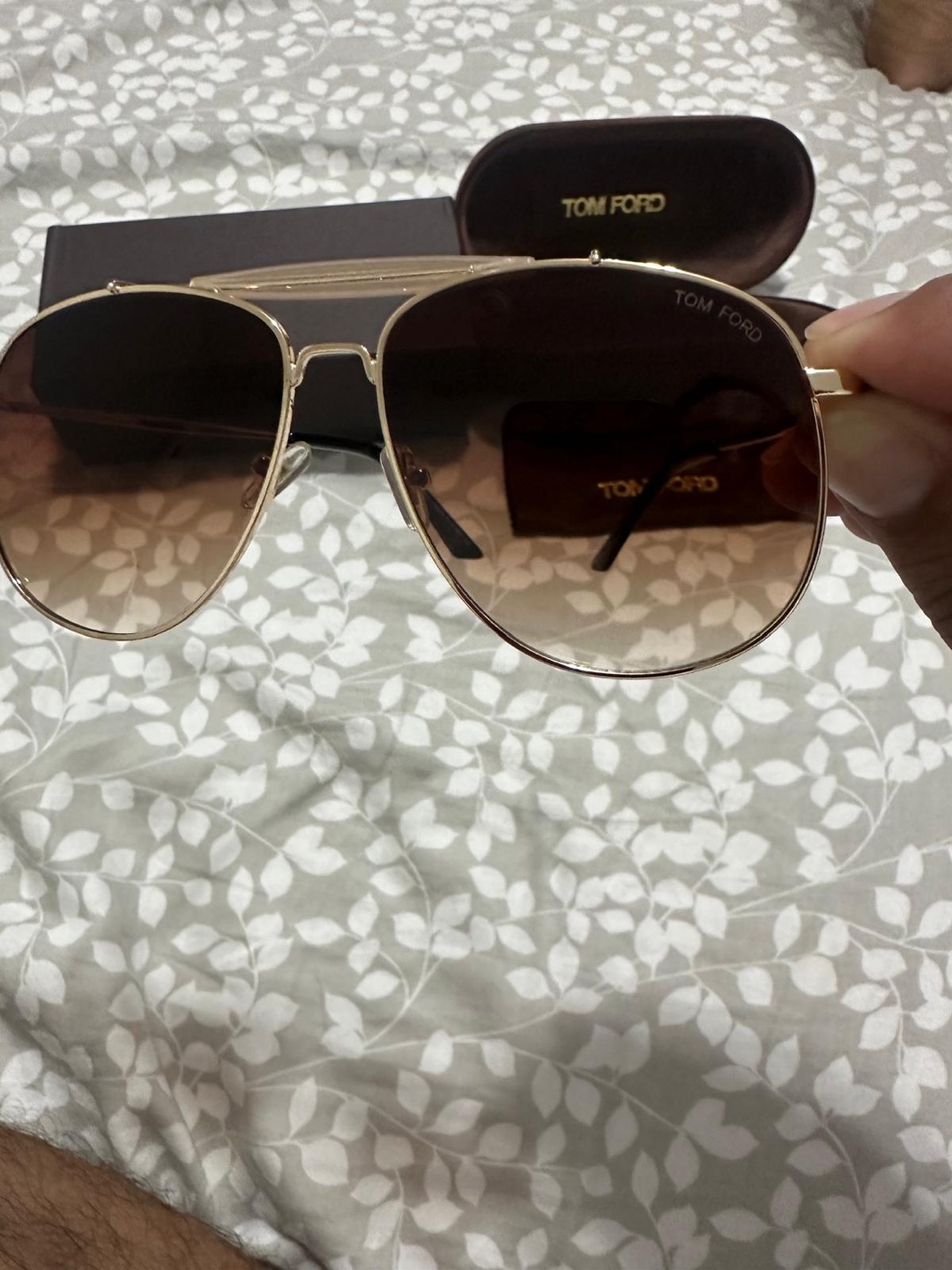 Tom Ford Aviator Sunglasses with Case - photo 3