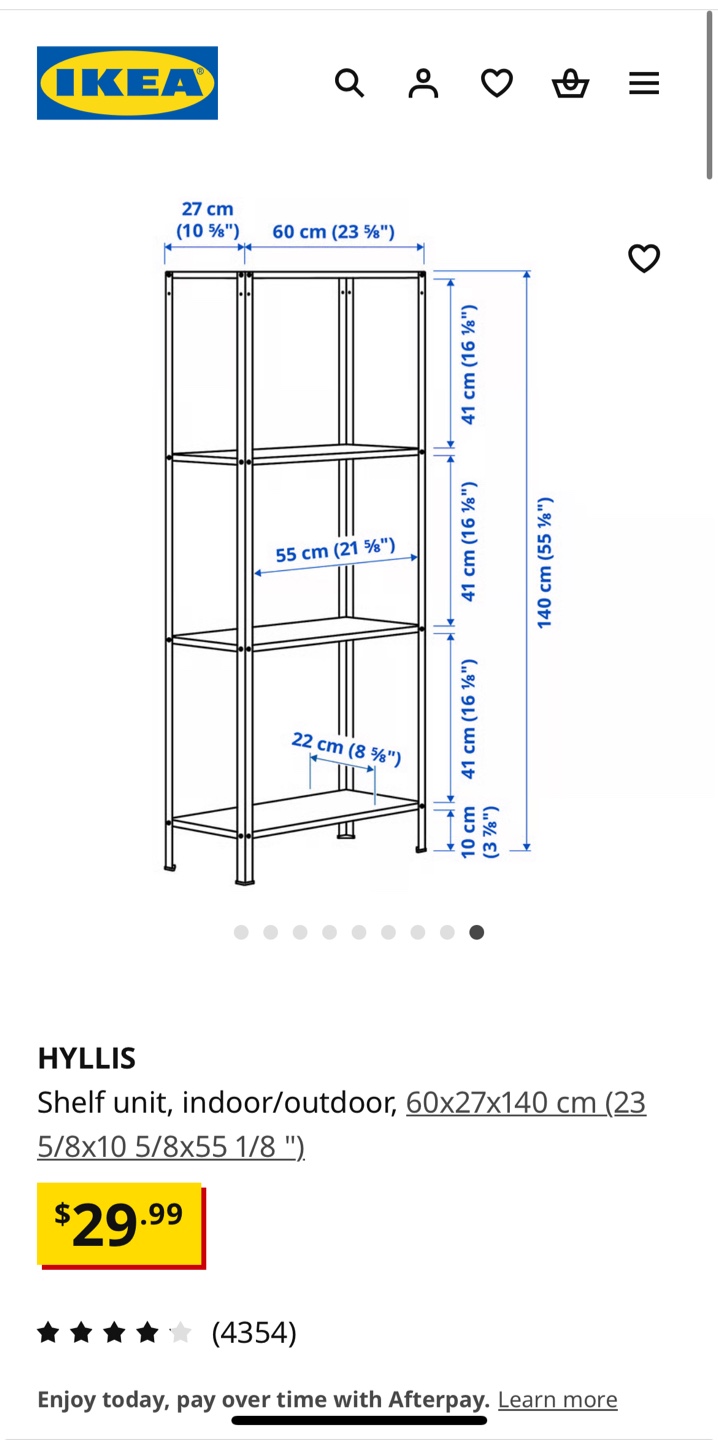 HYLLIS Shelf unit, indoor/outdoor - photo 2
