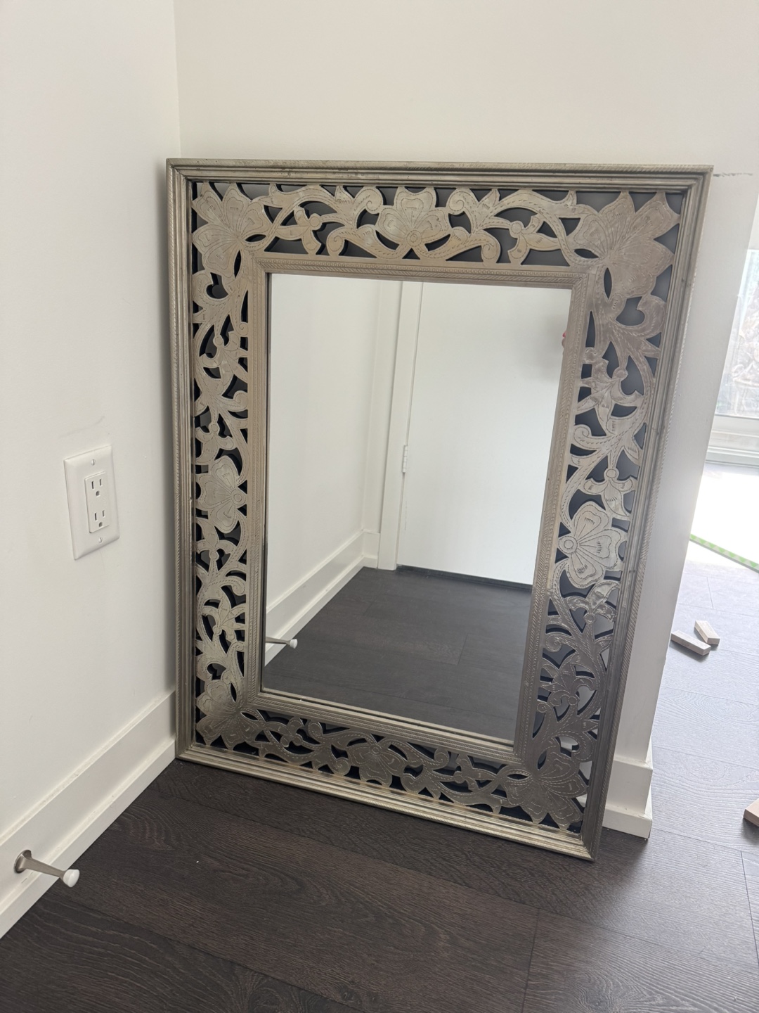 Large Decorative Wall Mirror, 83cm x 61cm