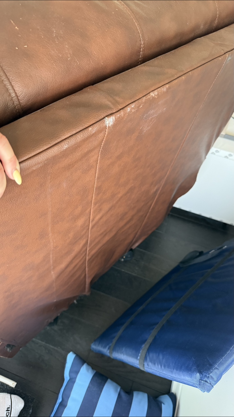 Brown Leather Recliner Chair - photo 3