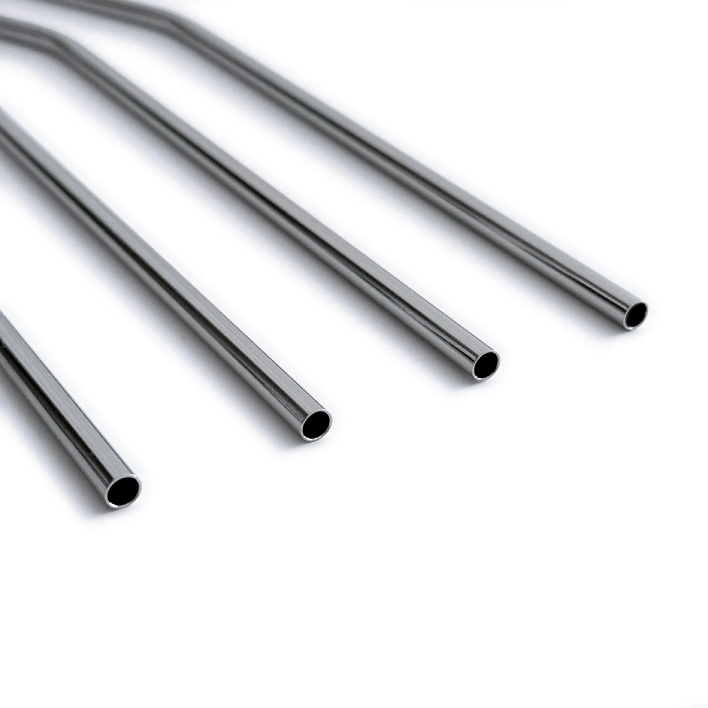 CRATE & BARREL Stainless Steel Straws (4pcs) image indicator(3)