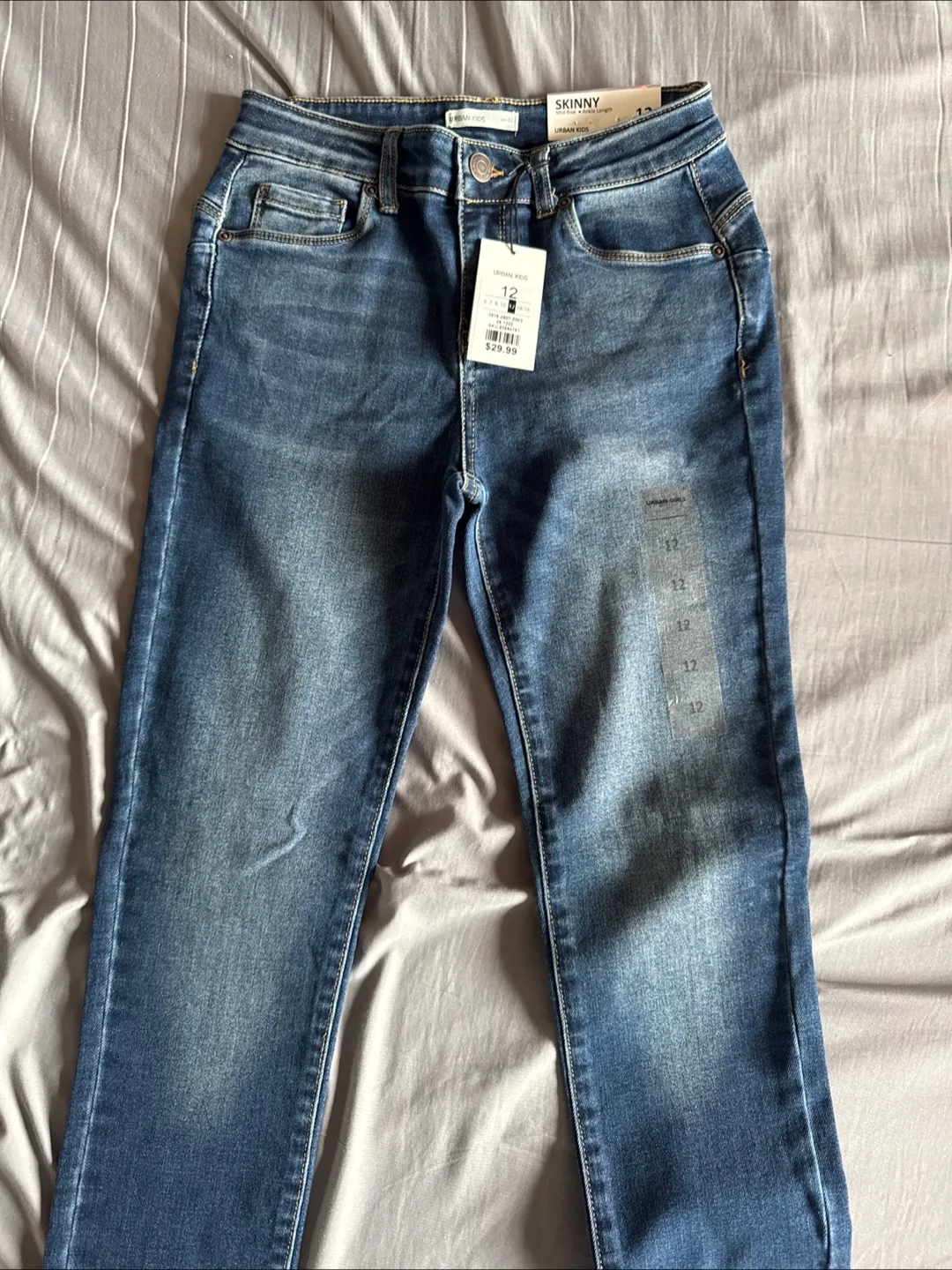 Urban Kids Girls' Skinny Jeans - Size 12 thumbnail