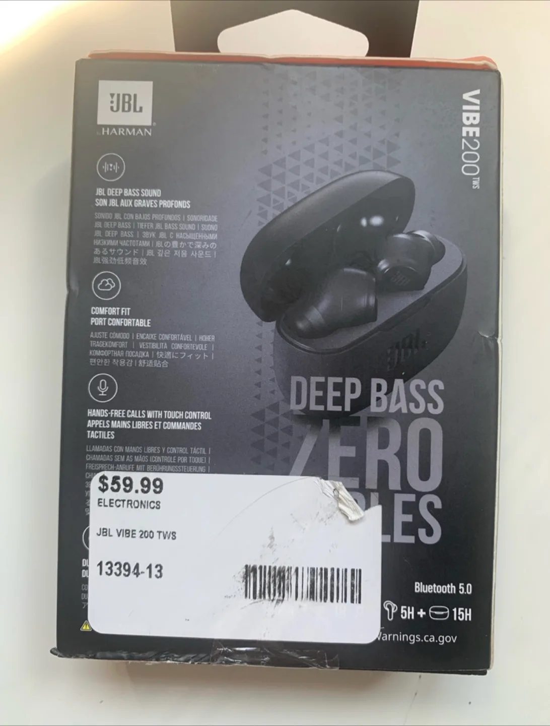 JBL Vibe 200TWS Wireless Earbuds - New in Box! image indicator(2)