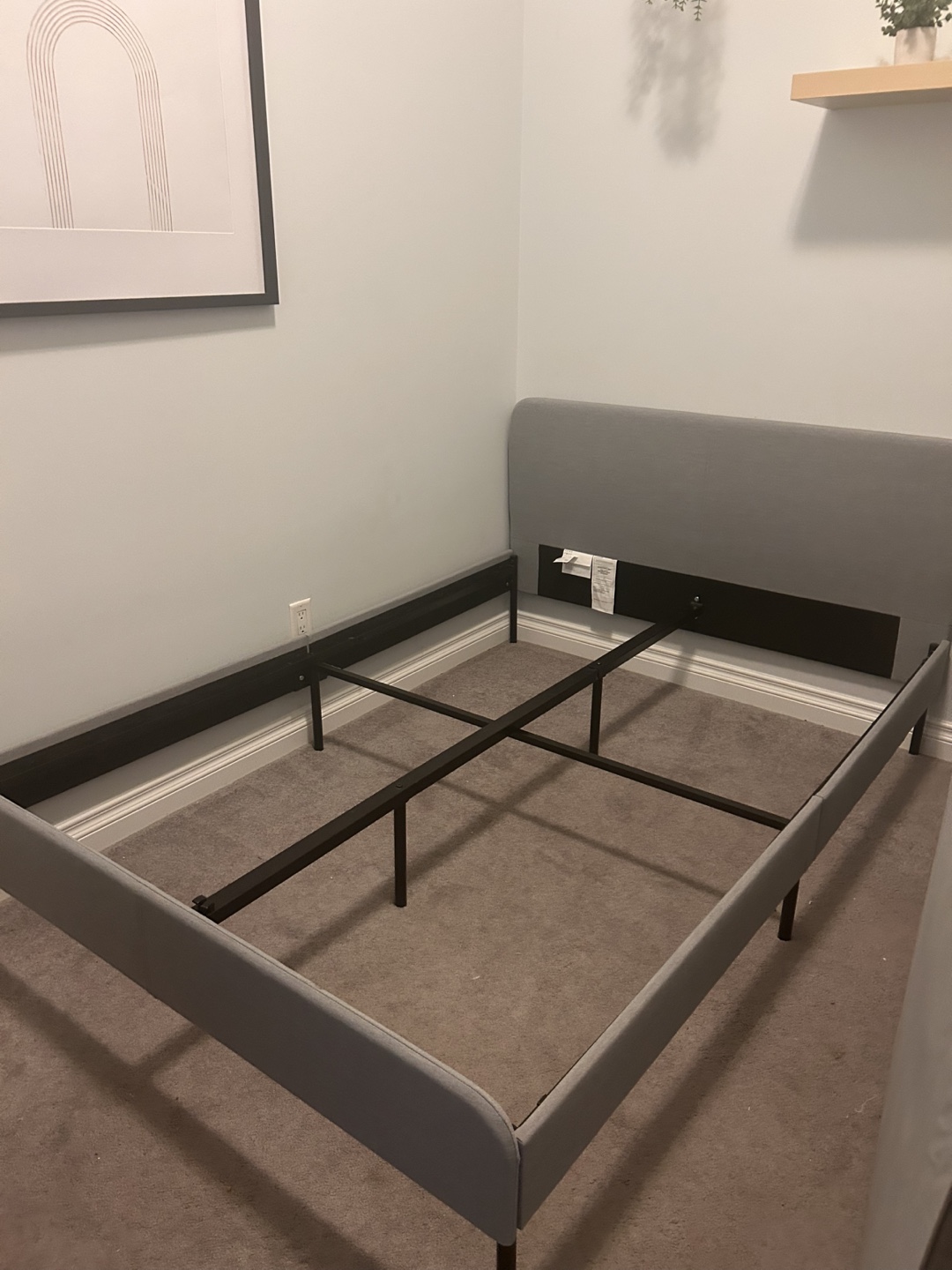 IKEA Bed Frame with Mattress (Double) - photo 5