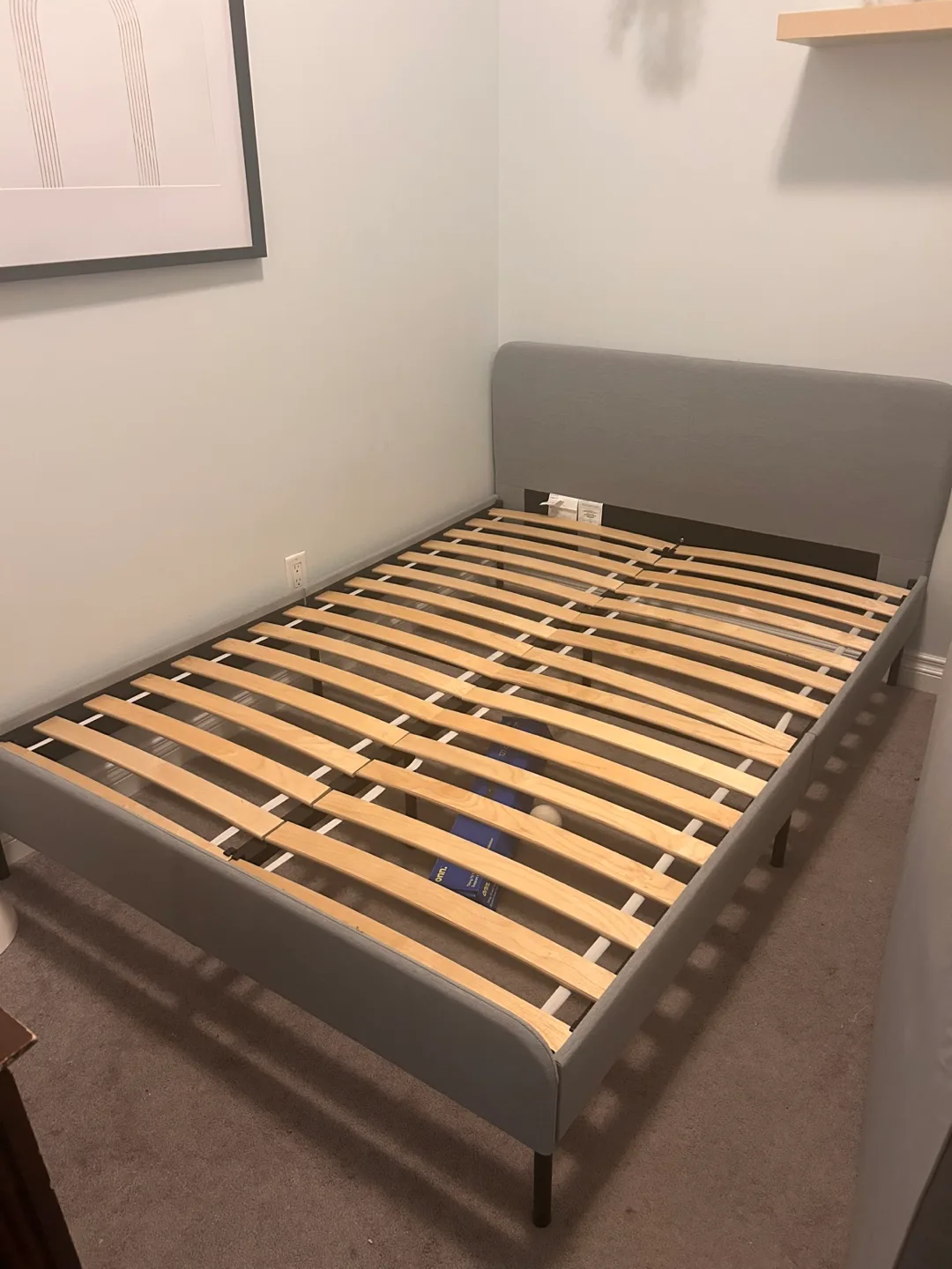 IKEA Bed Frame with Mattress (Double) thumbnail