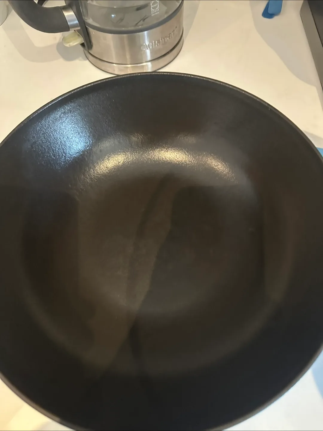 STAUB SPECIALITIES30 cm / 12 inch cast iron Wok, ice-blue image indicator(2)