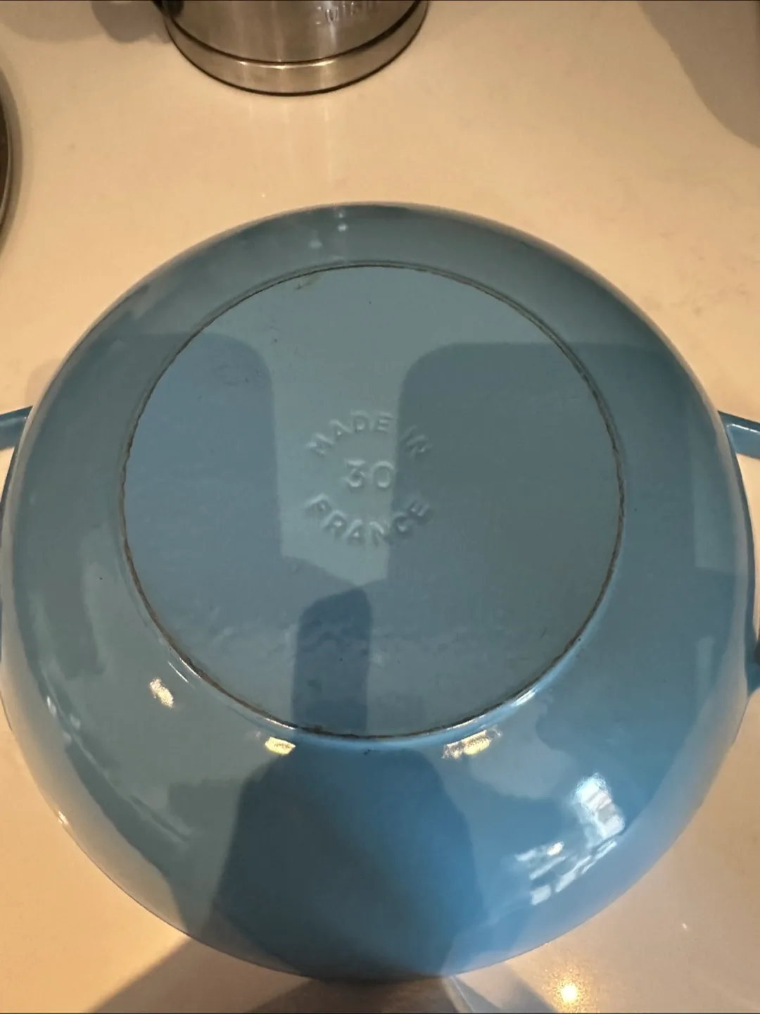 STAUB SPECIALITIES30 cm / 12 inch cast iron Wok, ice-blue image indicator(5)