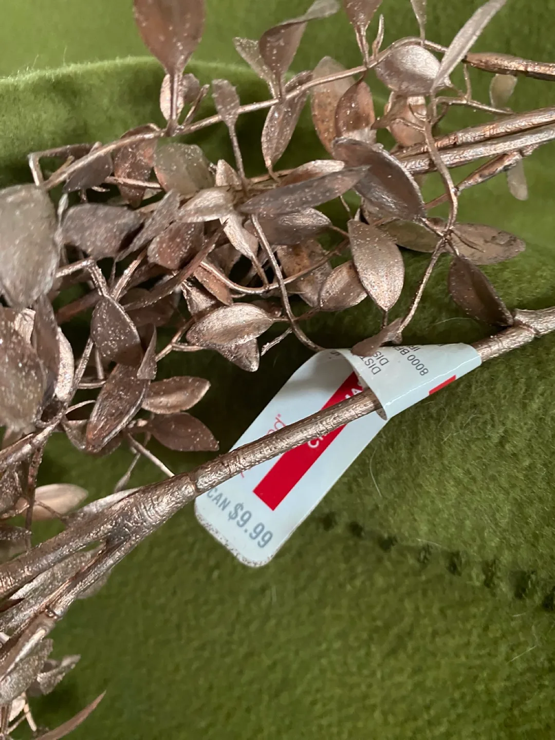 Christmas Time Glitter Leaf Stems image indicator(4)